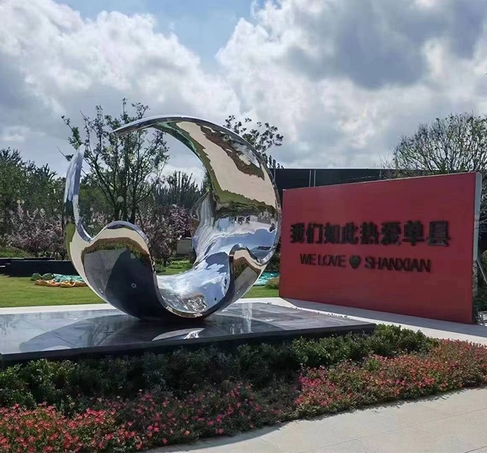 不锈钢雕塑 广场园林景观雕塑定制